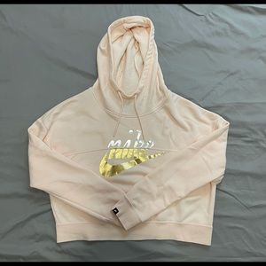 cropped nike hoodie